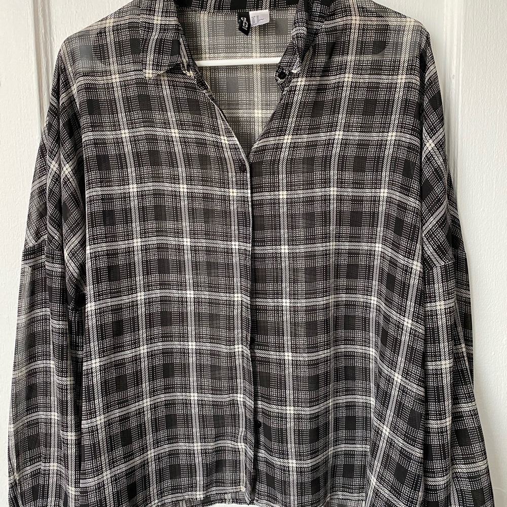 Plaid button up